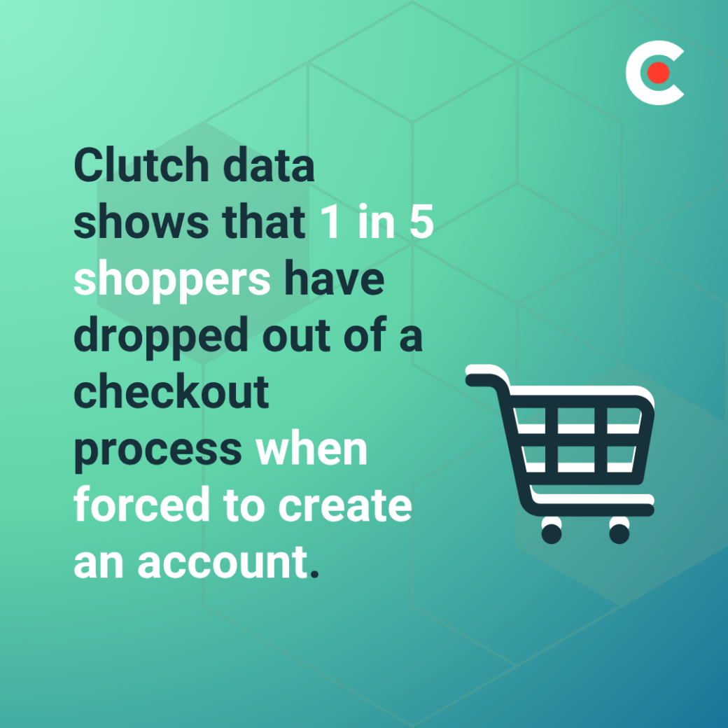 Clutch data on shoppers that dropped out of the checkout process