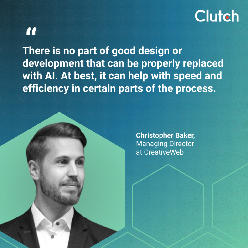 Christopher Baker, Managing Director at CreativeWeb