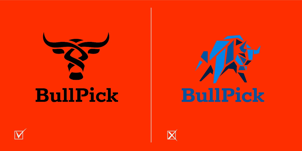 Avoid Placing a Complex Logo Over a Bright, Colorful Background