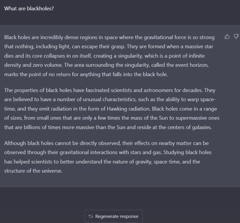 examples of how generative AI can lack creativity in responses