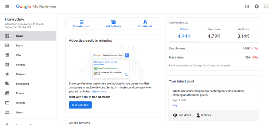 Google My Business can help businesses rank for location-based results.