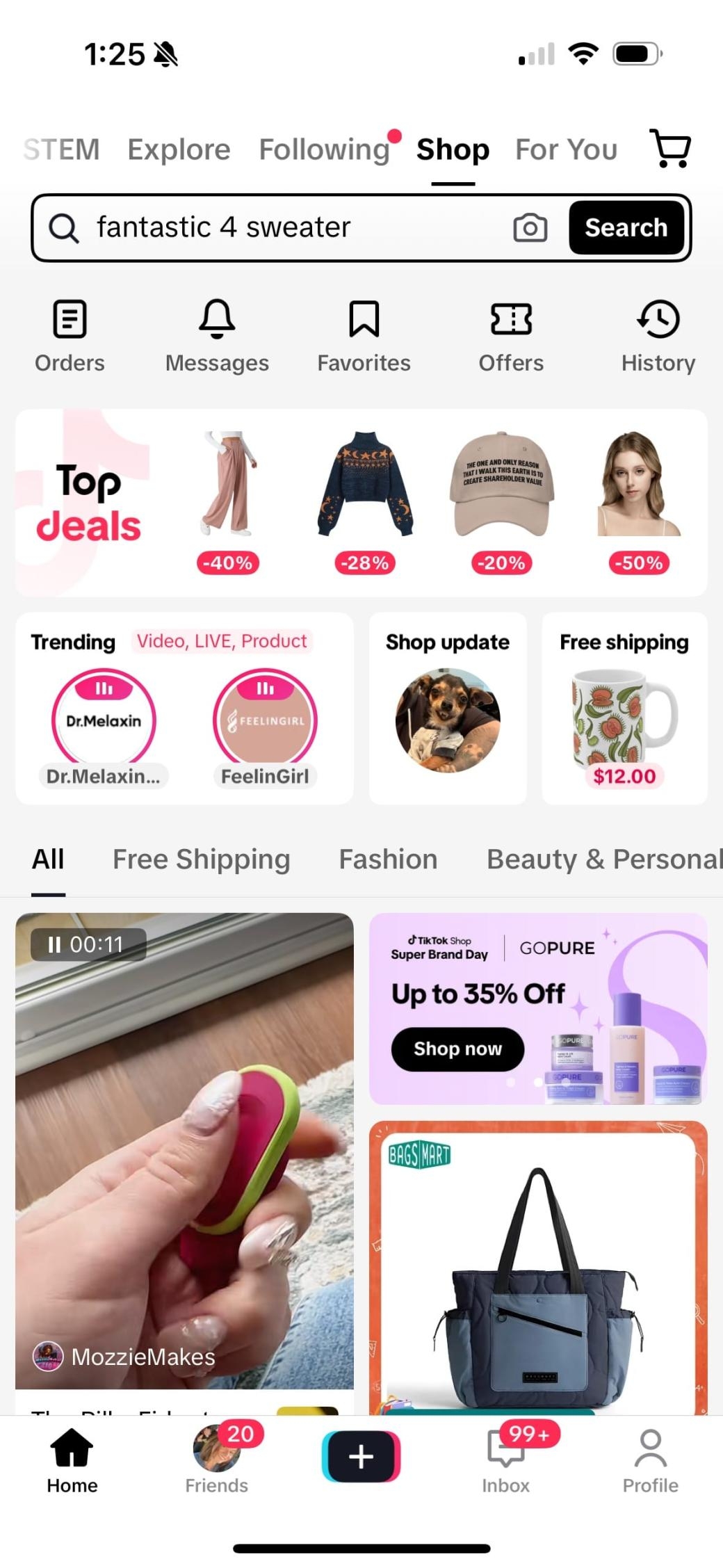 tiktok shop view