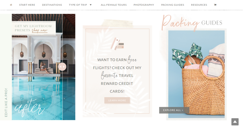 the blonde abroad blog with travel credit card offer