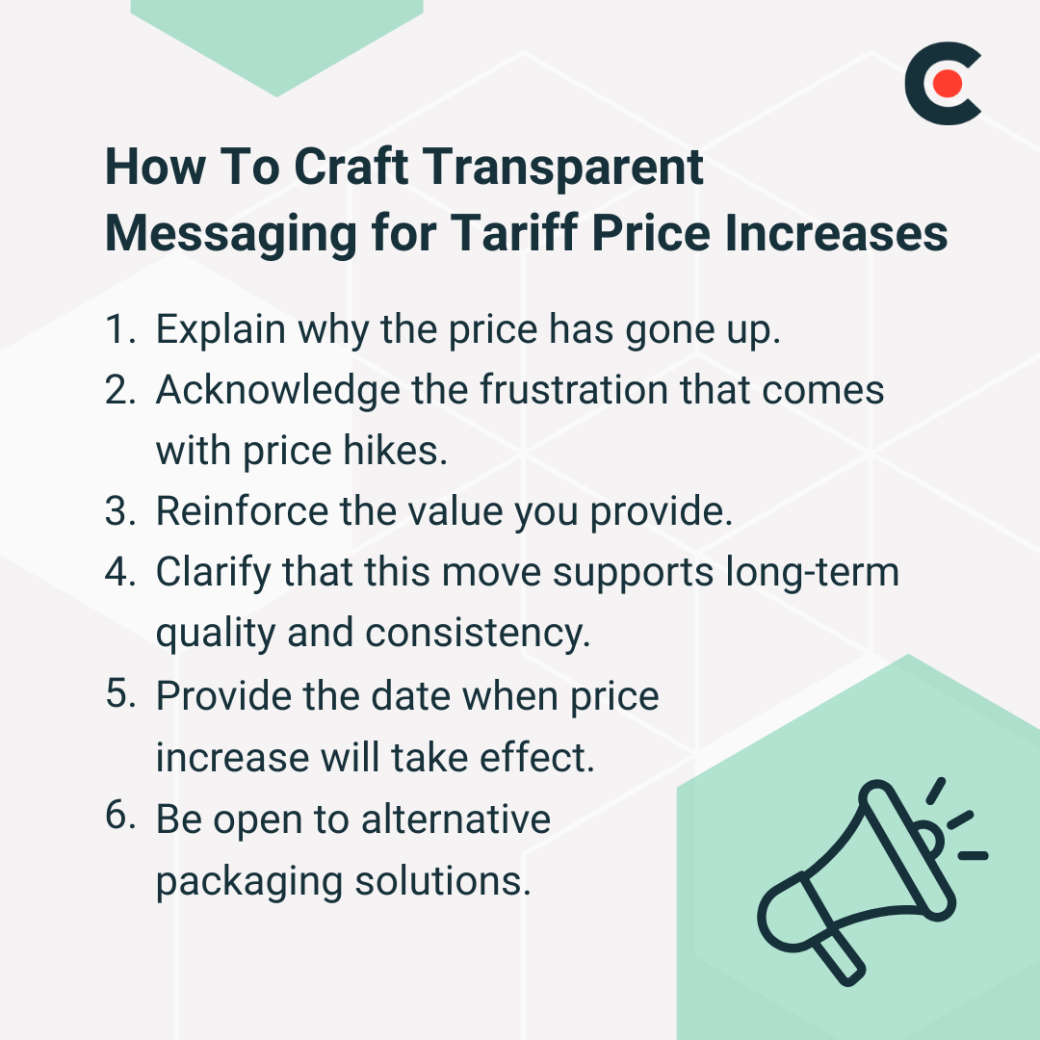 How To Craft Transparent Messaging for Tariff Price Increases