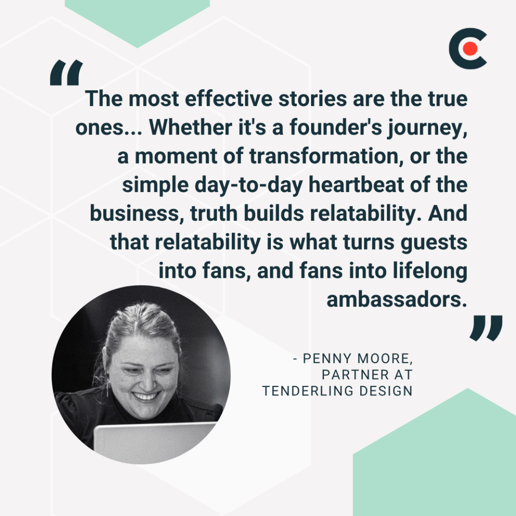 Penny Moore, Partner at Tenderling Design