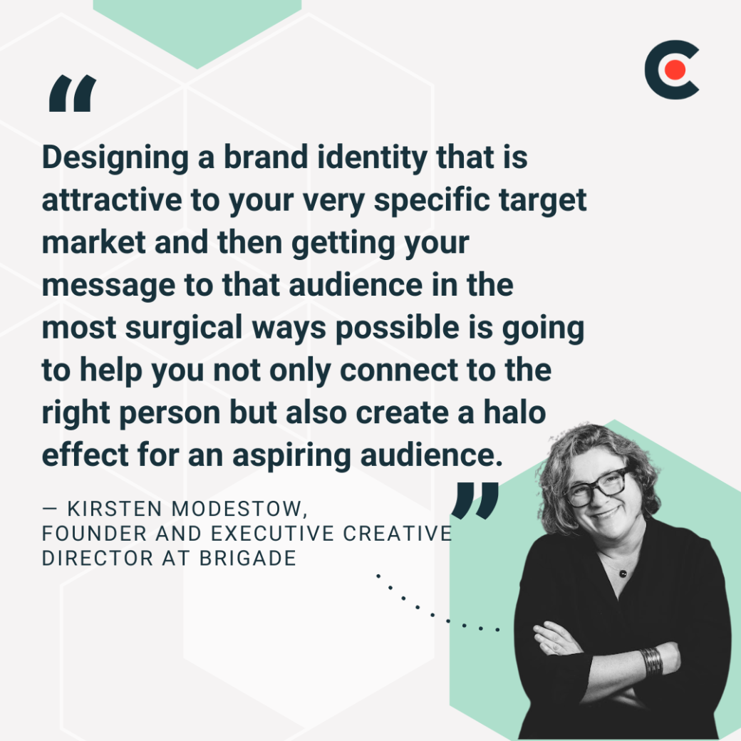 Kirsten Modestow discusses how busnesses need to create a brand identity that targets specific audiences