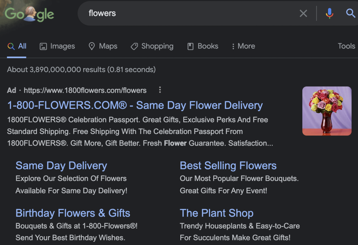how to target relevant keywords for PPC example
