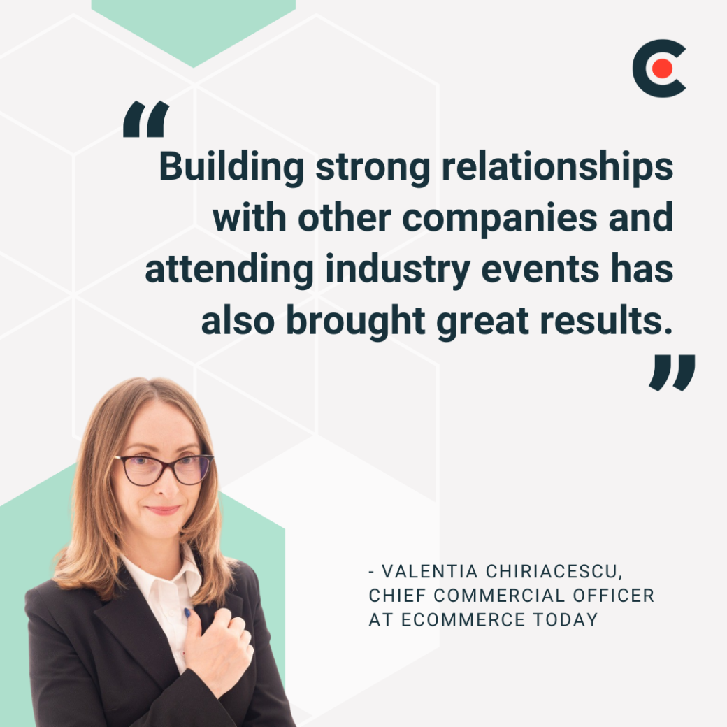 Valentia Chiriacescu, Chief Commercial Officer at eCommerce Today