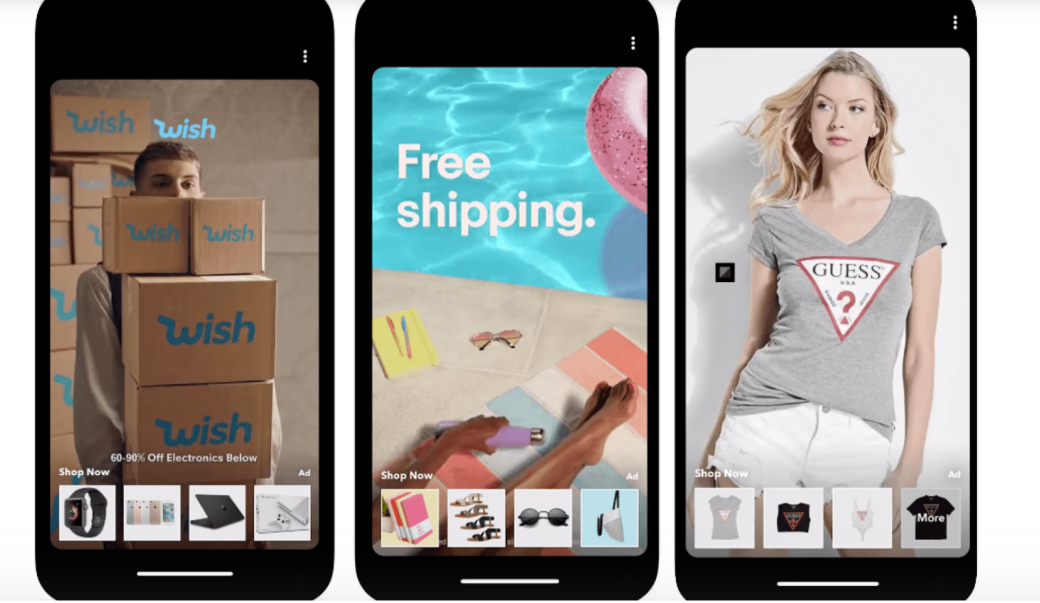 Snap Ads for e-commerce clothing brands