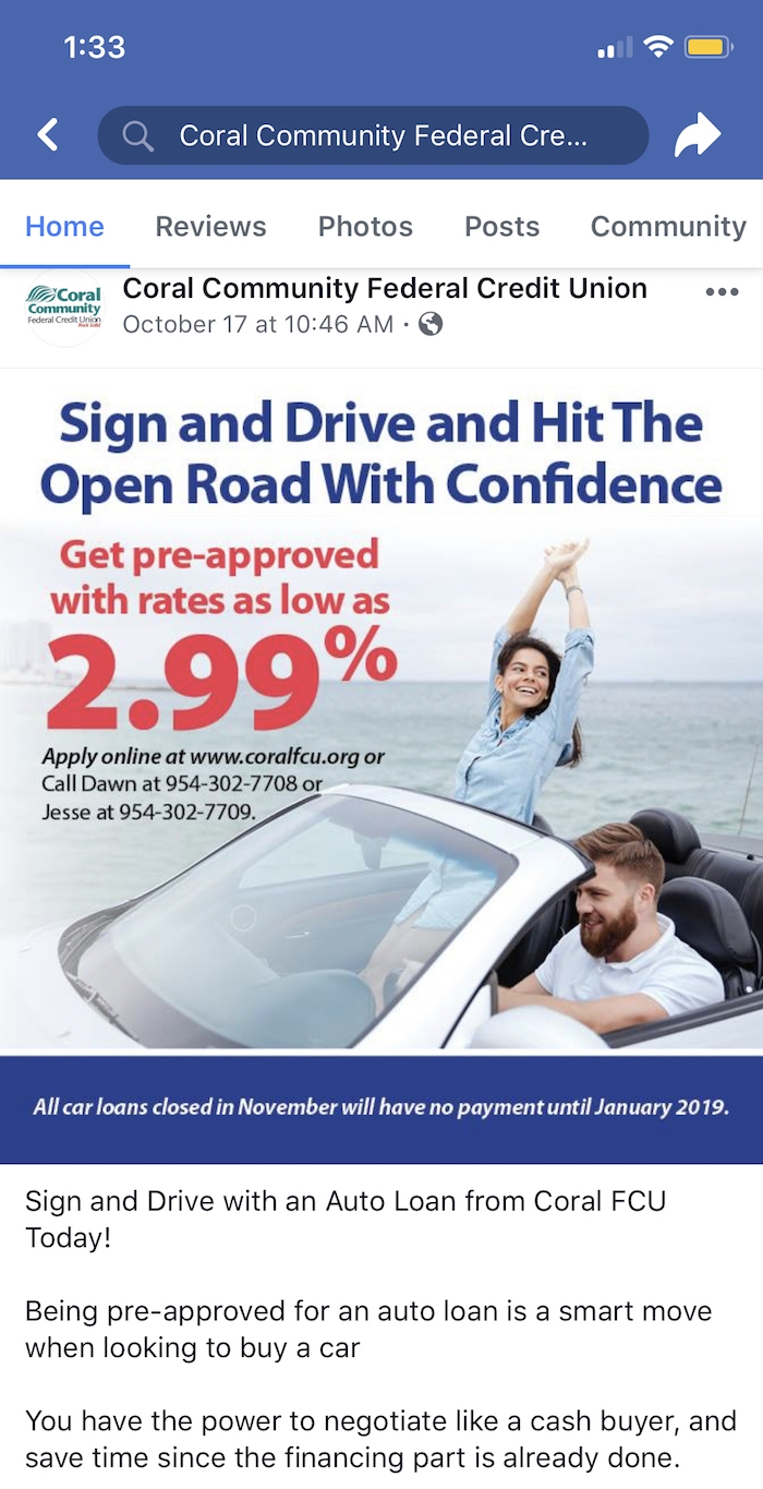 Coral Community Federal Credit Union