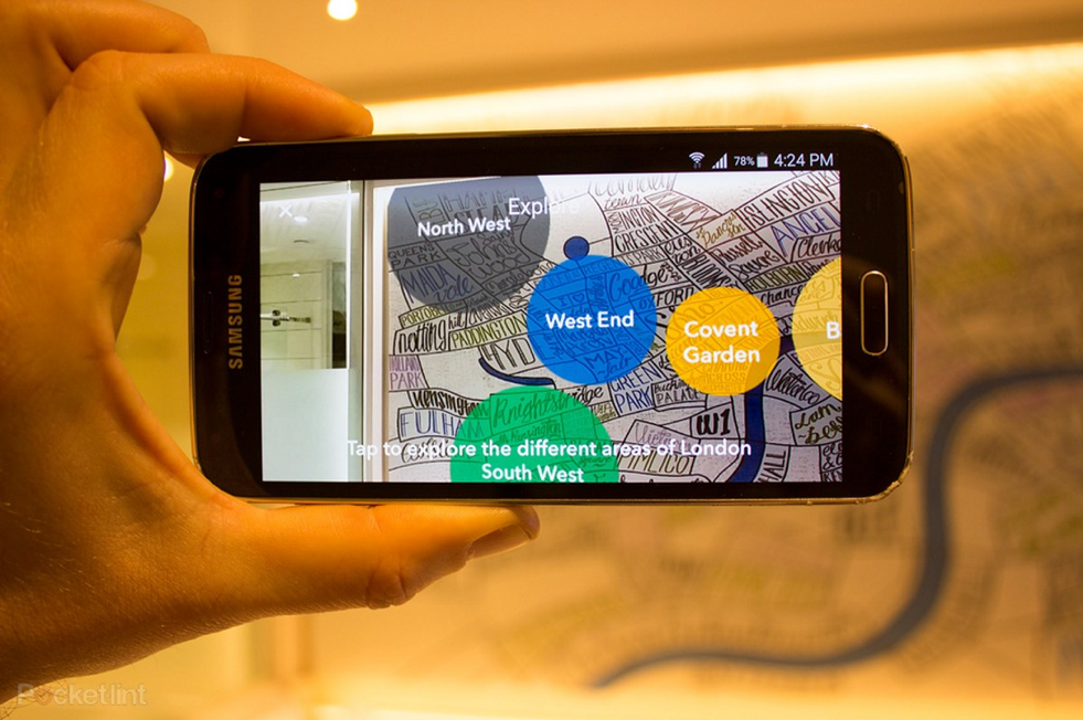Airbus's app allows travelers to learn about their surroundings through AR.