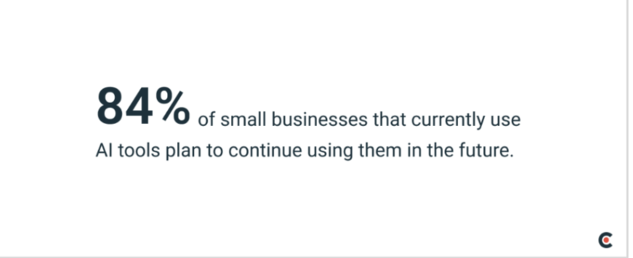 small businesses use ai