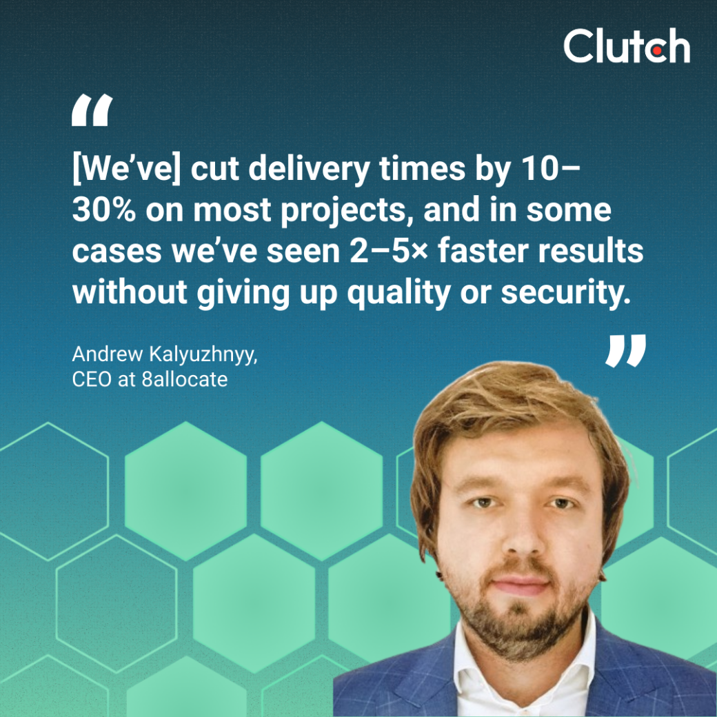 Andrew Kalyuzhnyy talks about how AI improves delivery for most projects 