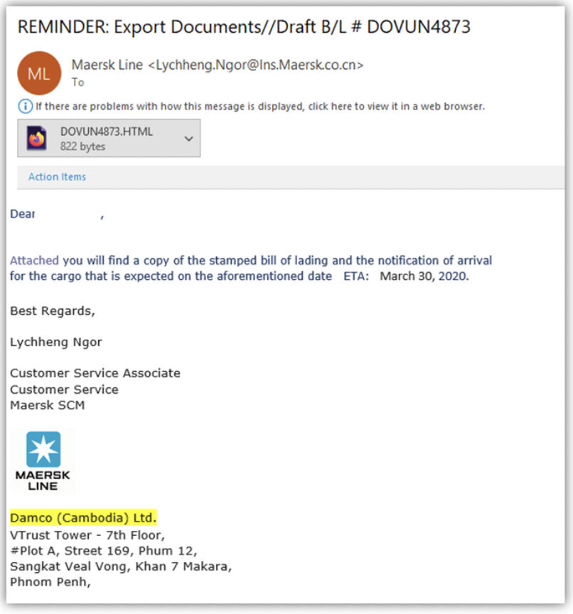 example of phishing emails 