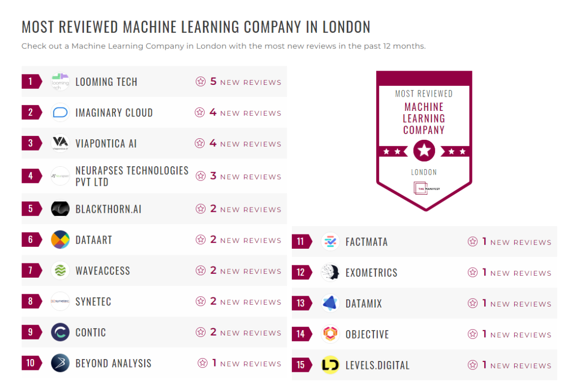 Machine Learning Companies