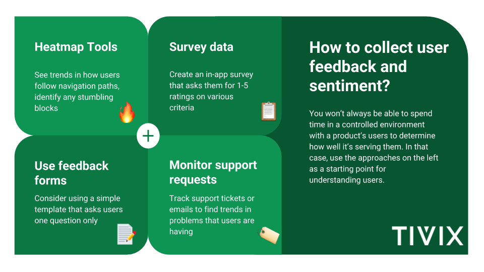 How to collect user feedback and sentiment