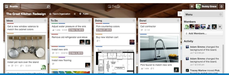 trello project board