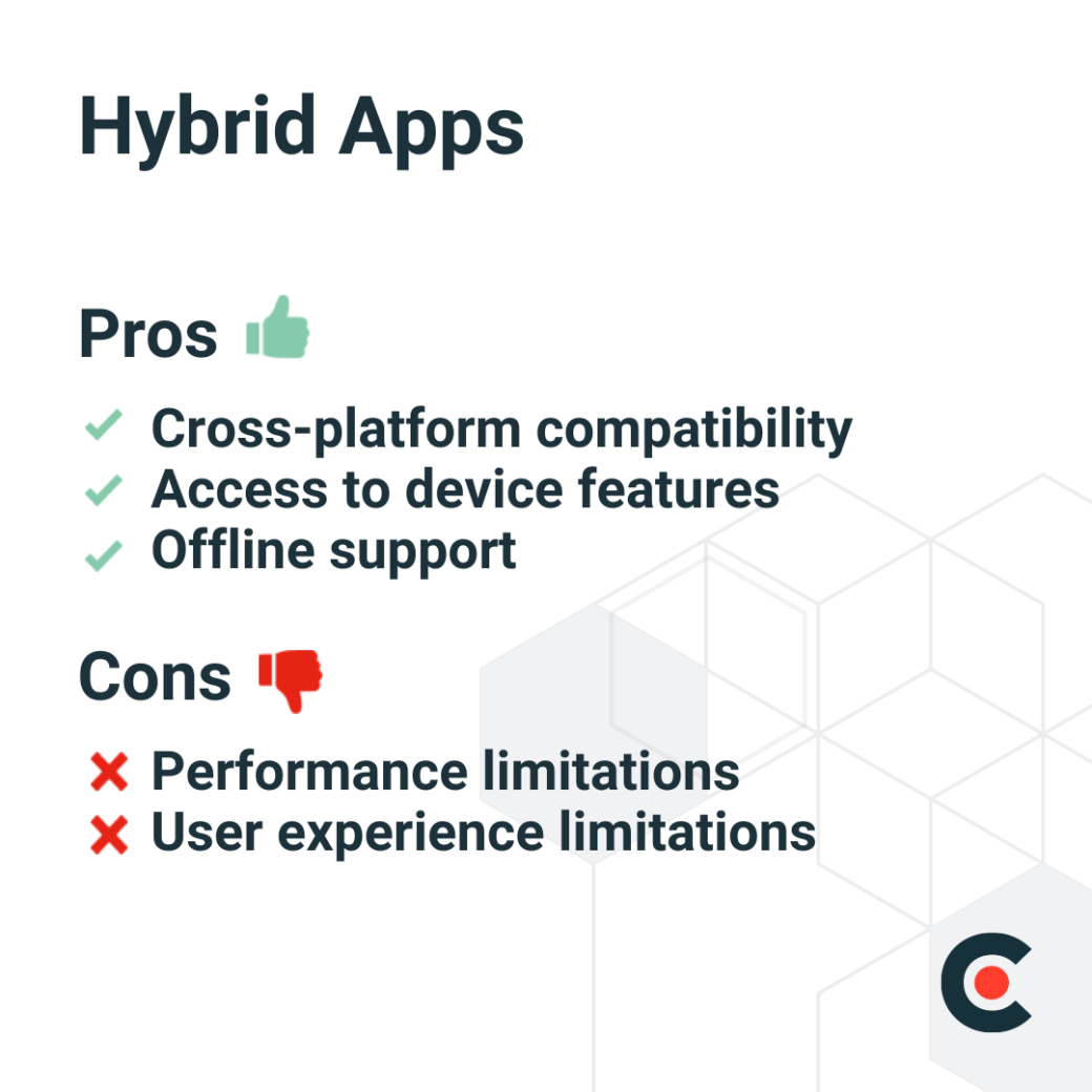 Pros & Cons of Hybrid Apps