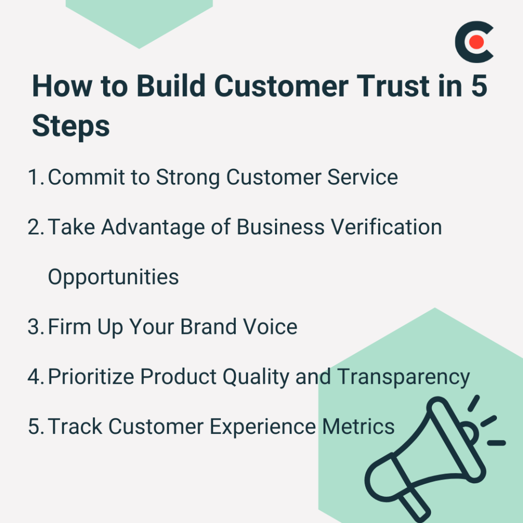 how to build customer trust in 5 steps