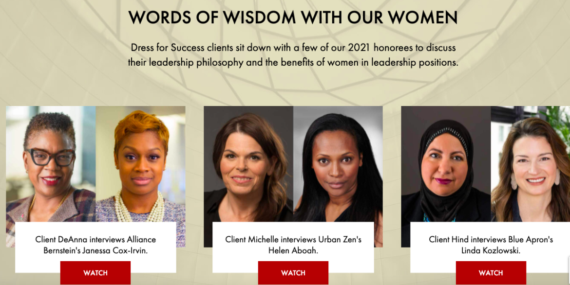 This fashion line partnered with Dress of Success to raise money to open more career opportunities for women.