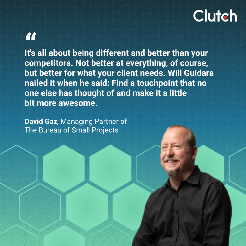 David Gaz, Managing Partner of The Bureau of Small Projects