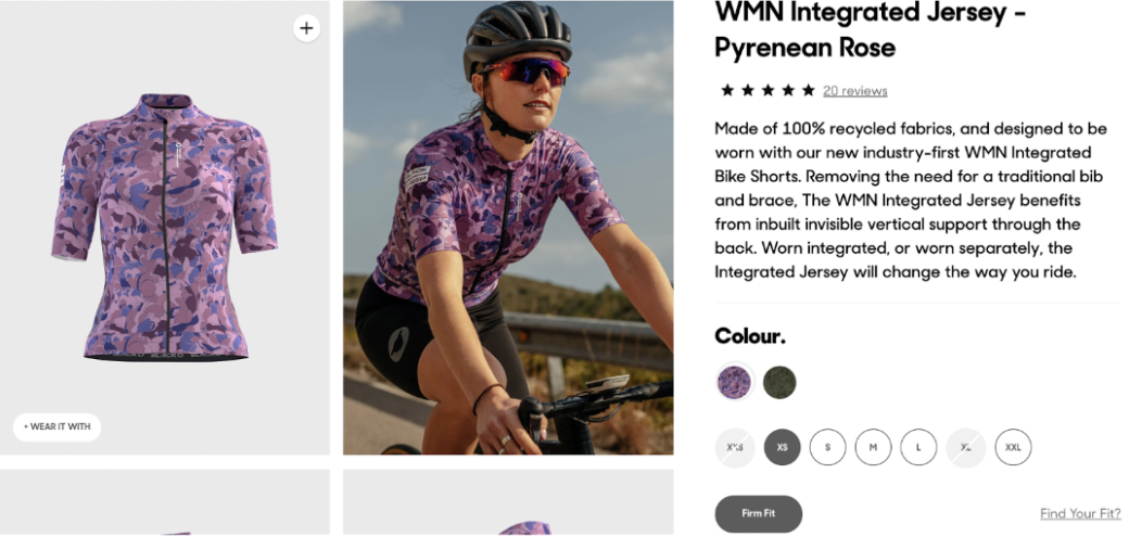 example of e-commerce product description