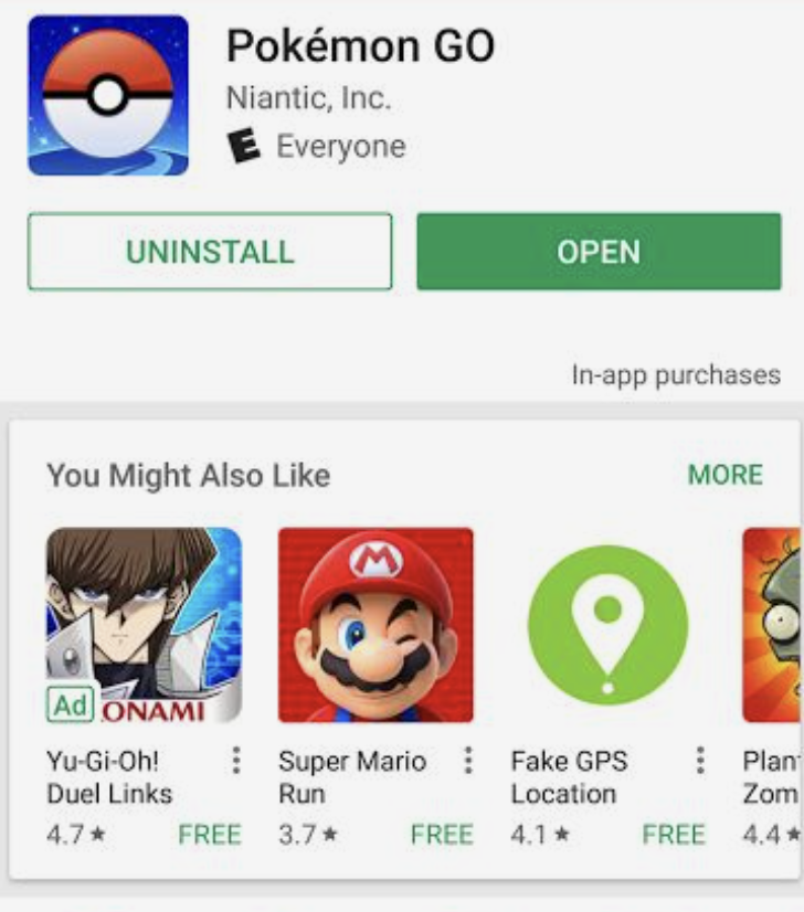 how to find similar apps on the Play Store