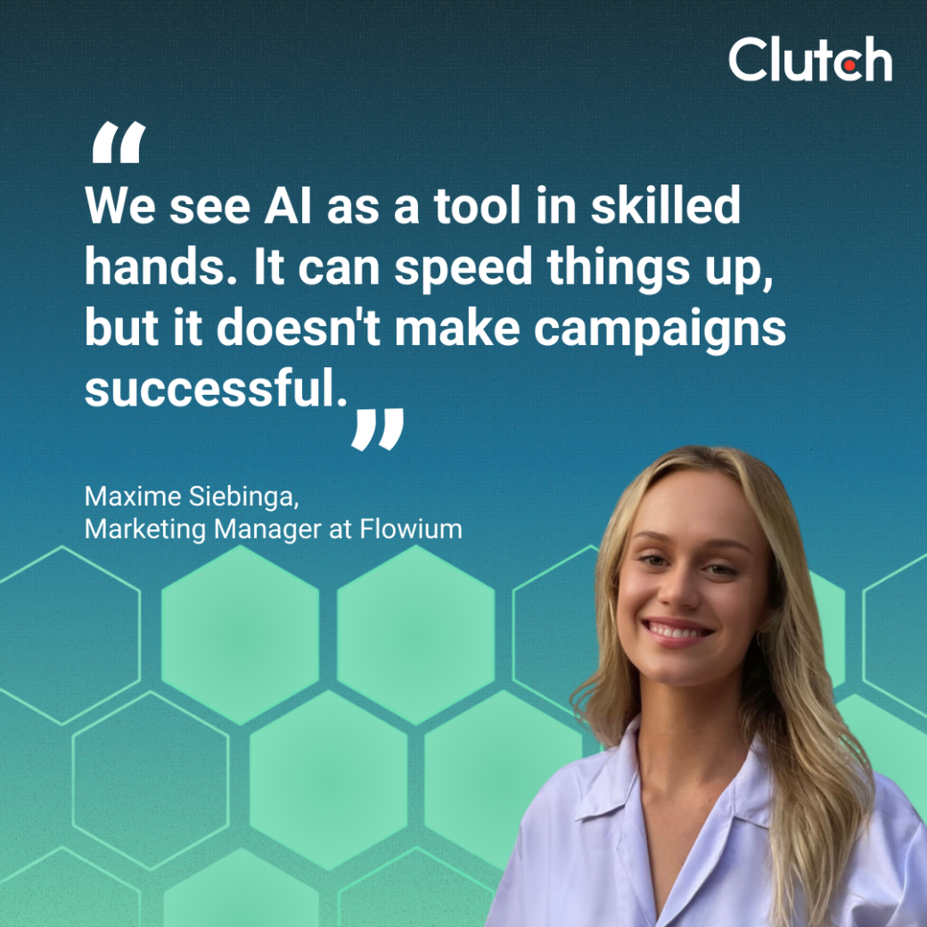 Maxime Siebinga, Marketing Manager at Flowium