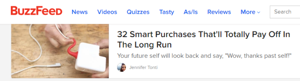 Attention-grabbing headline