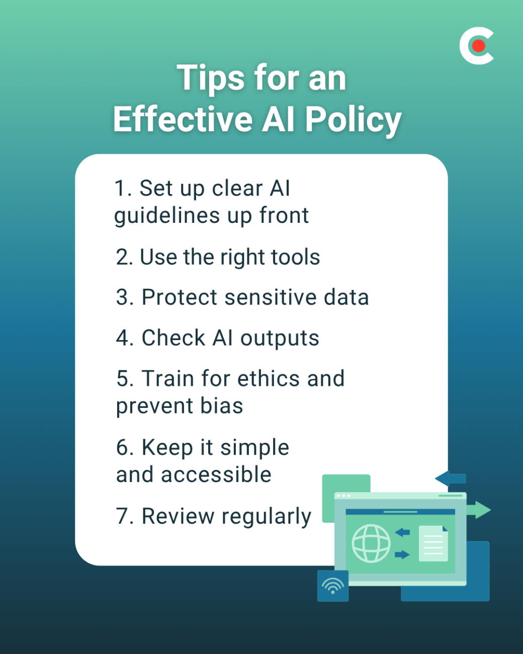 Tips for an effective AI policy