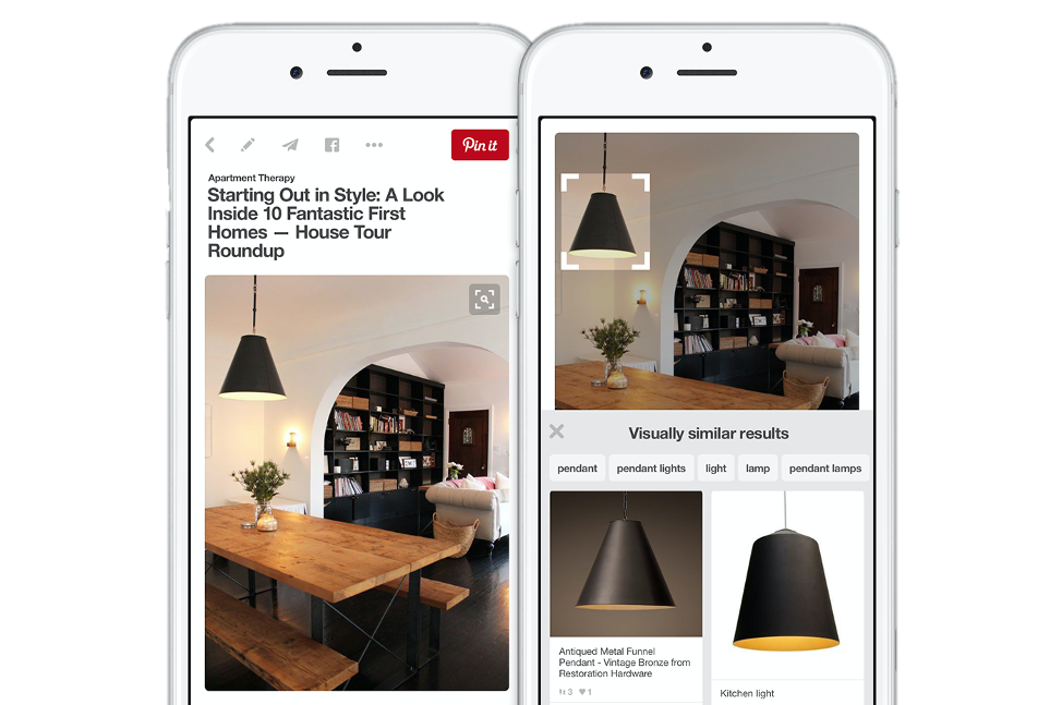 pinterest visual search