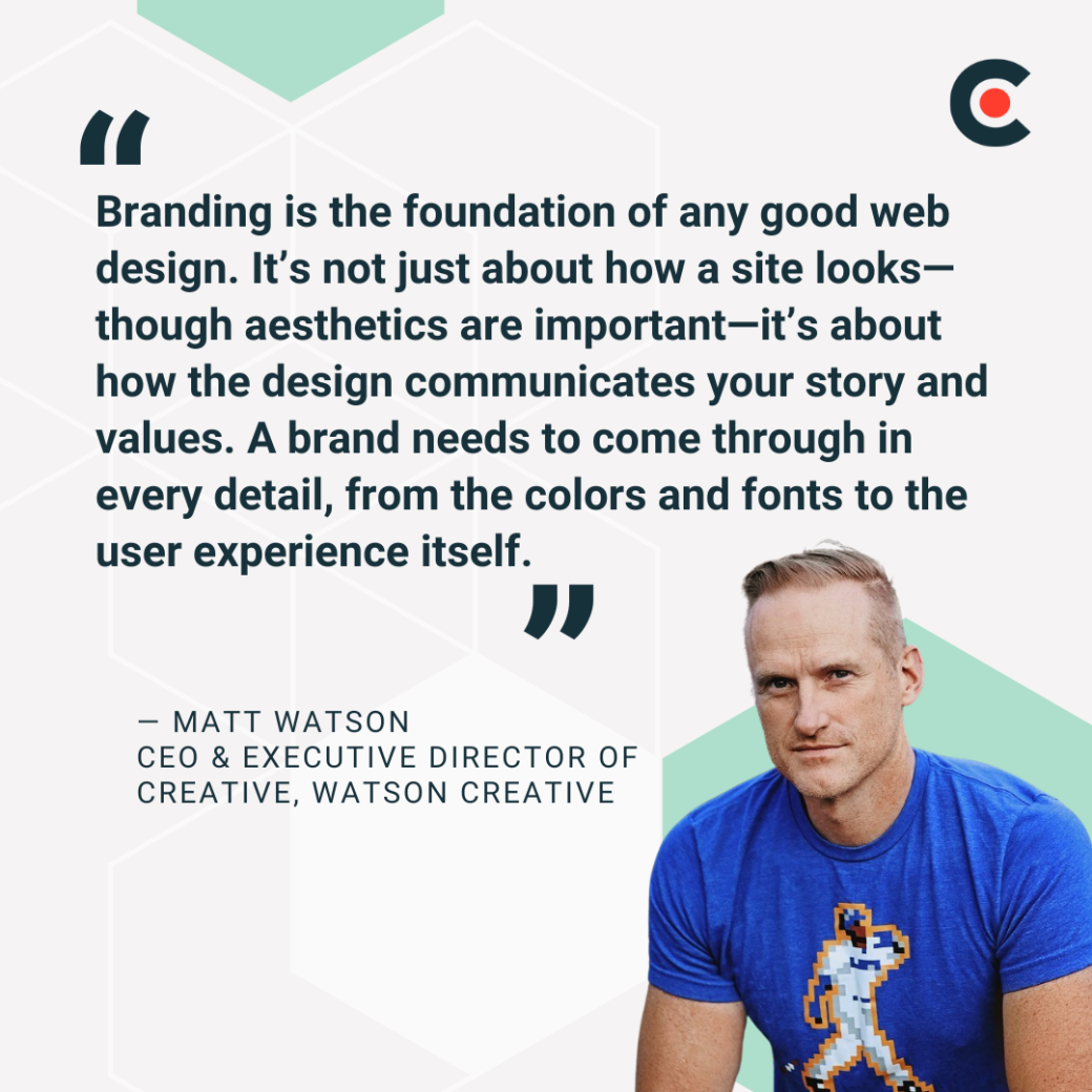 Matt Watson discusses branding in web design
