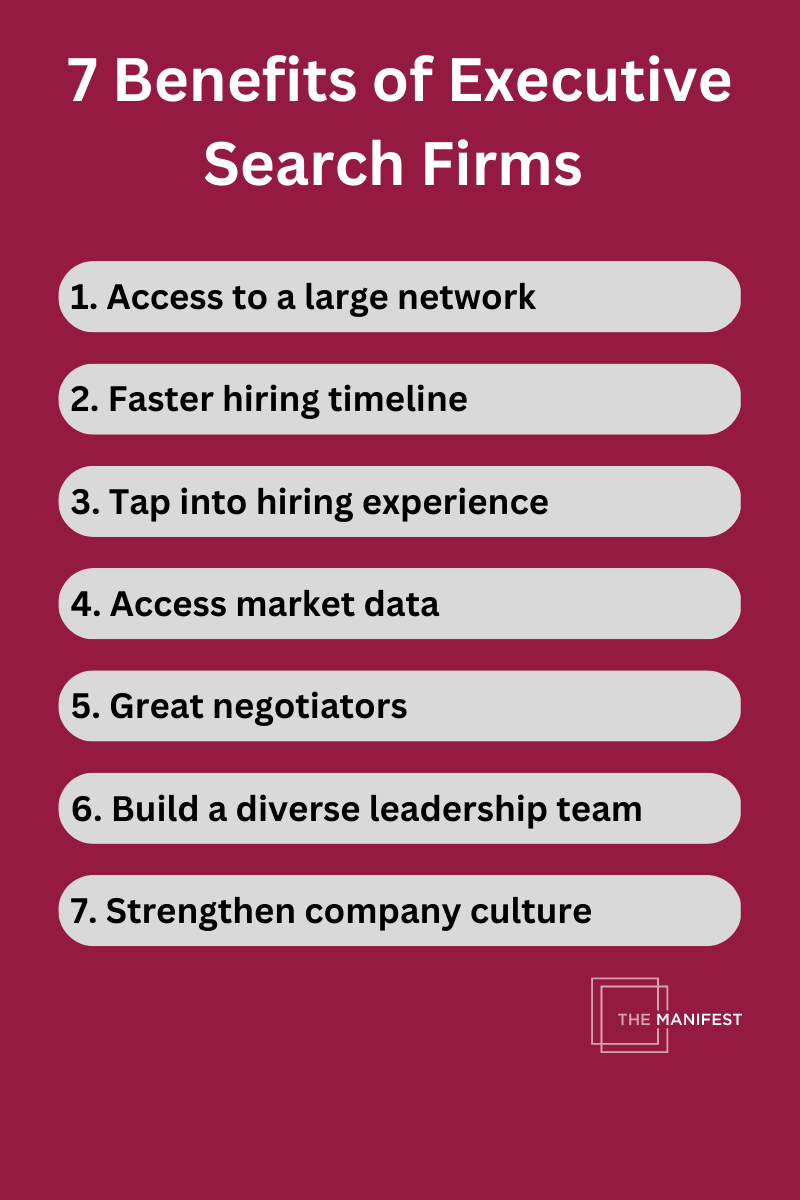 7 Benefits of Hiring an Executive Search Firm