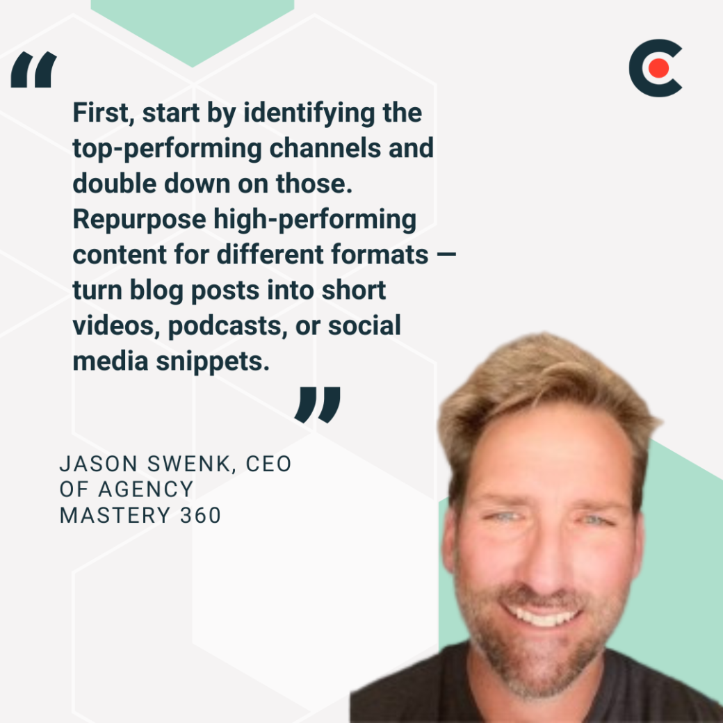 Jason Swenk CEO of Agency Mastery 360 quote