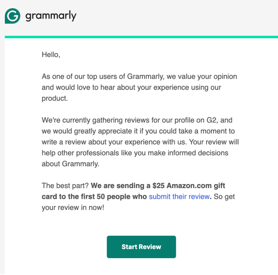 grammarly email