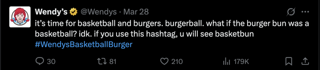 Wendy twitter account