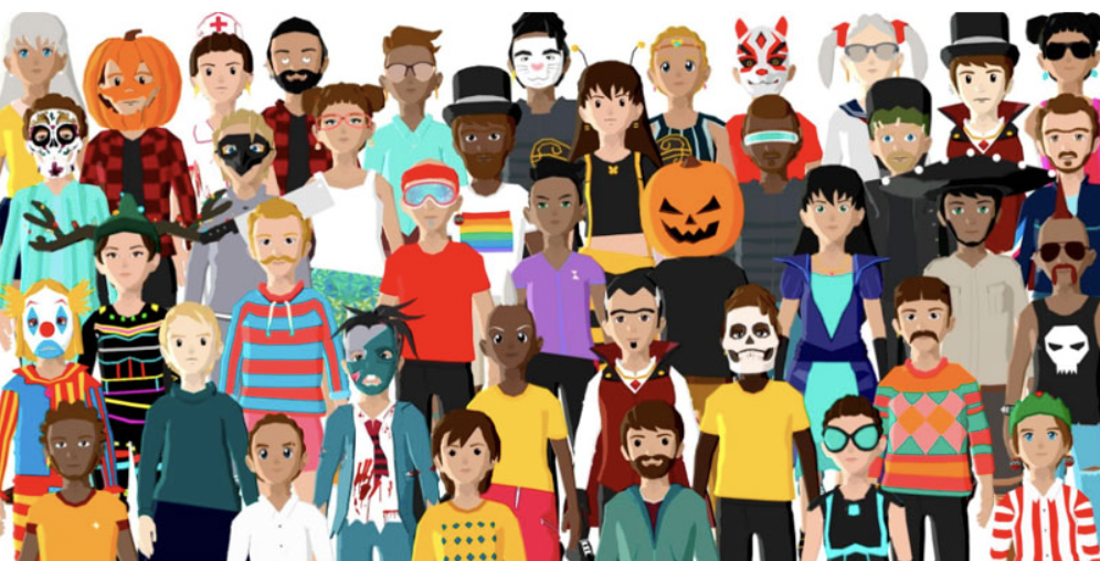 Metaverse avatar design examples