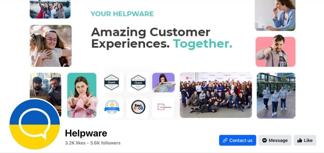Helpware's Facebook page
