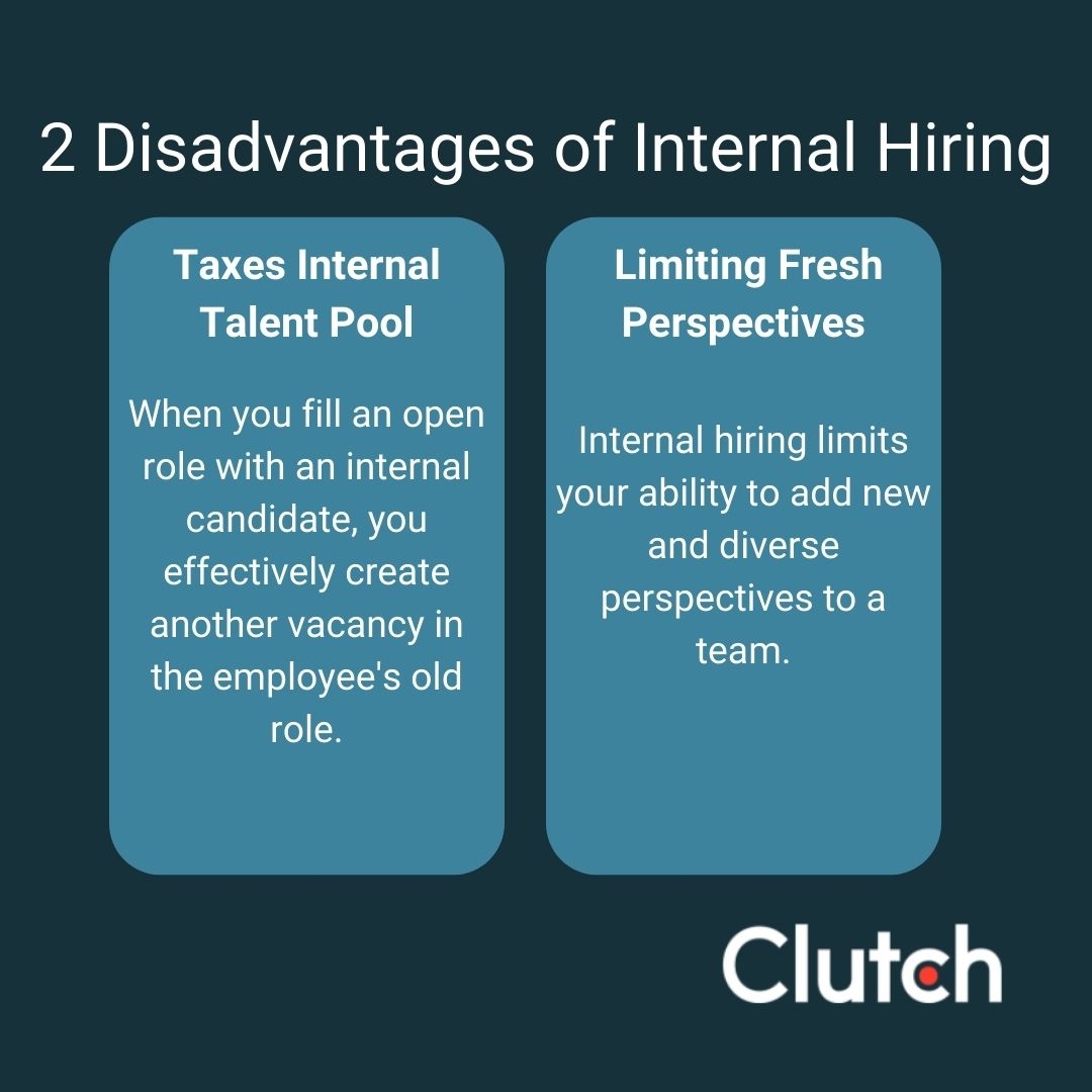 2 internal recruiting disadvantages