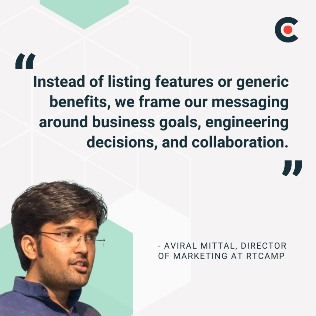 Aviral Mittal, Director of Marketing at rtCamp