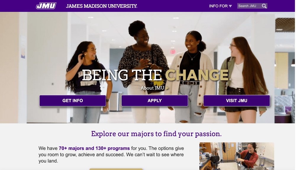 JMU website