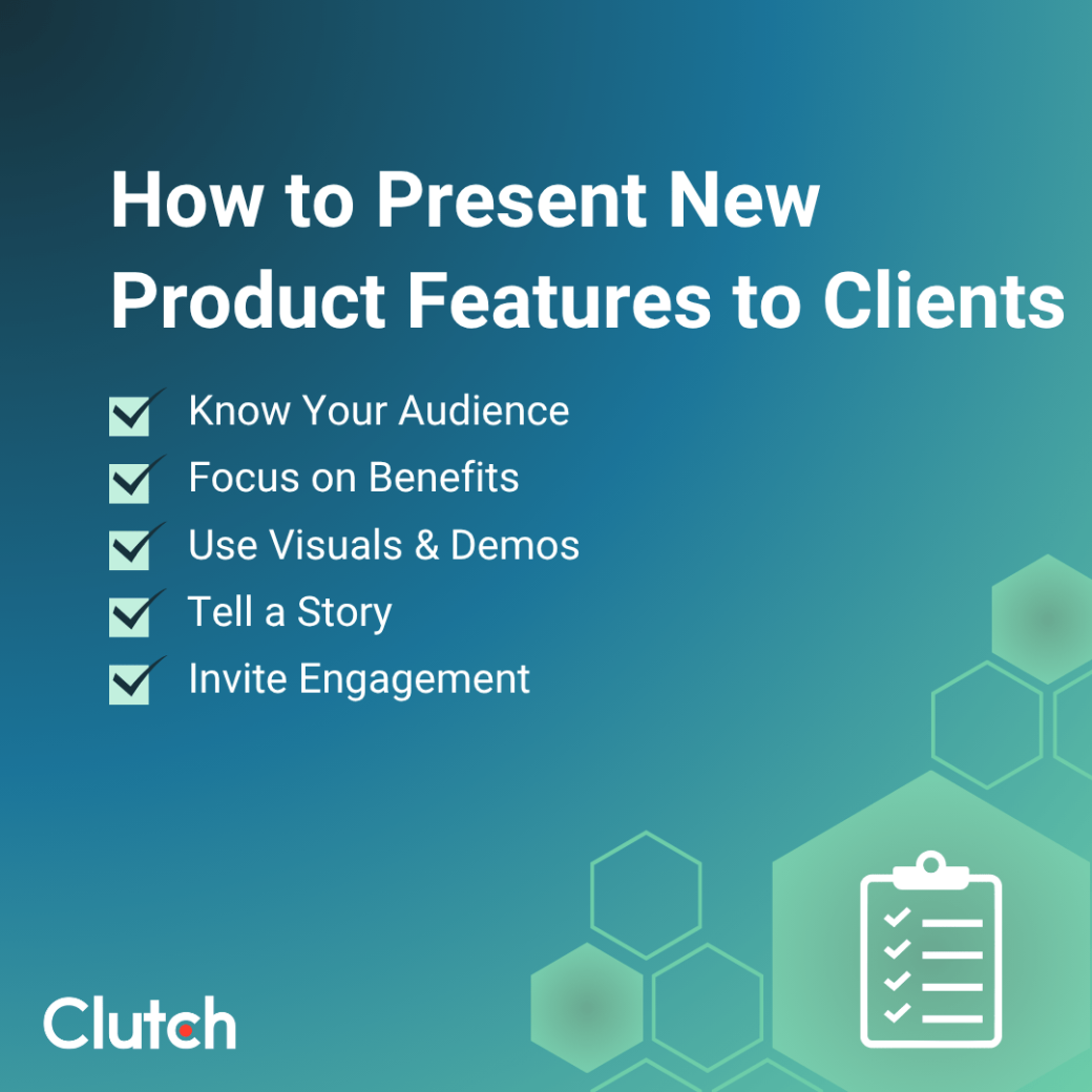 how to present new features
