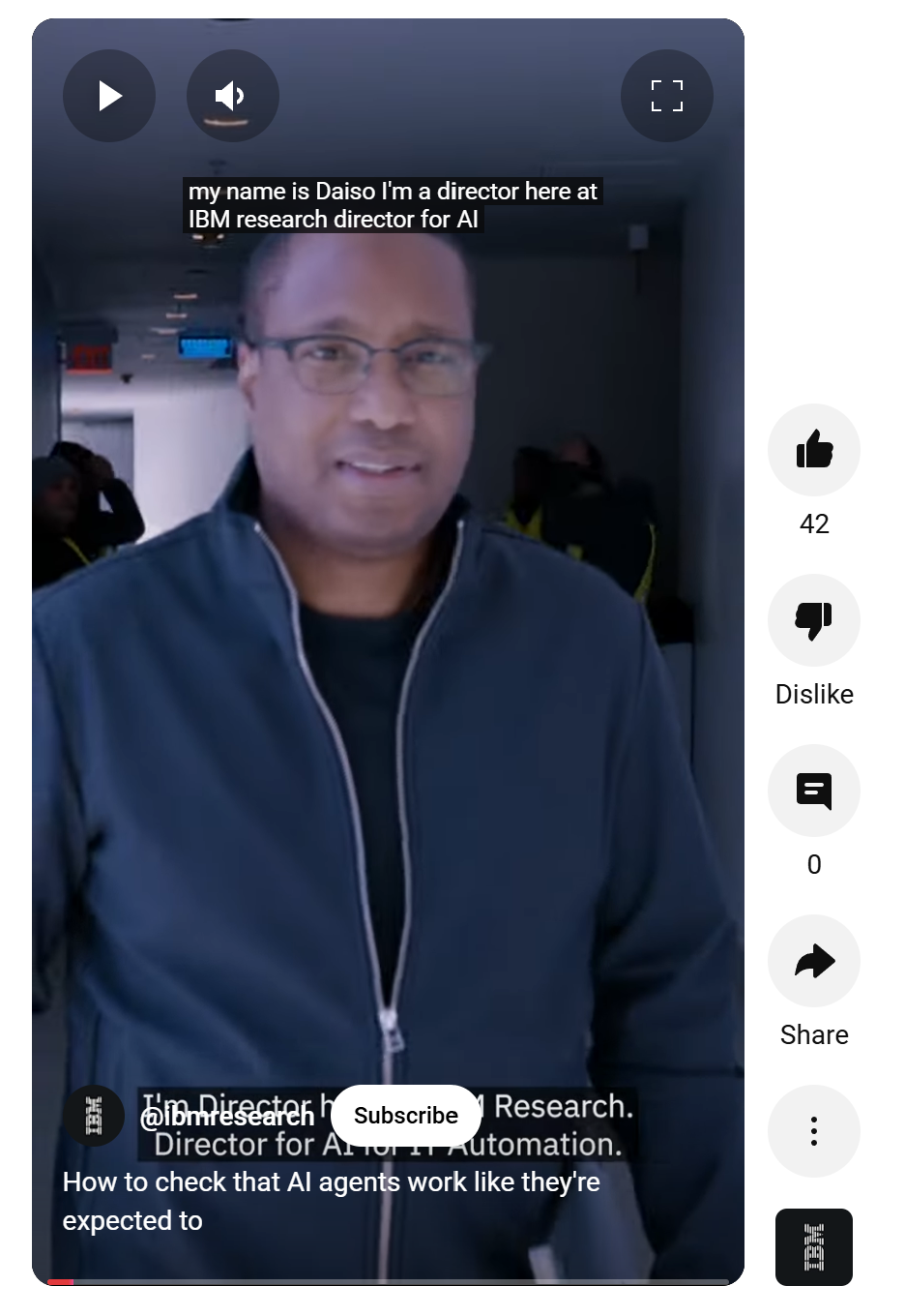 IBM YouTube shorts ads