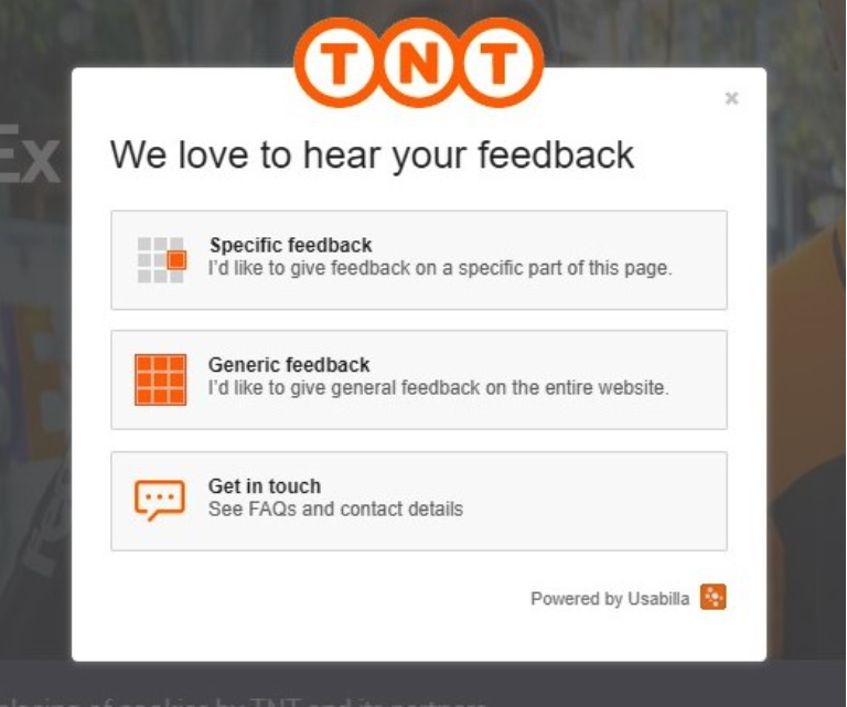 TNT feedback