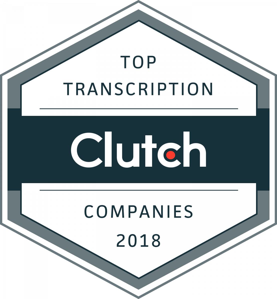 Top Transcription Companies 2018 Badge