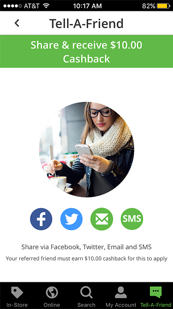 TopCashback Tell-A-Friend
