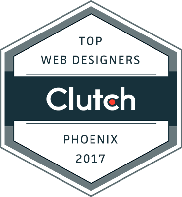 Clutch Top Web Designers Phoenix 2017 Badge