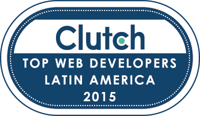 Clutch Badge - Top Web Developers Latin America 2015