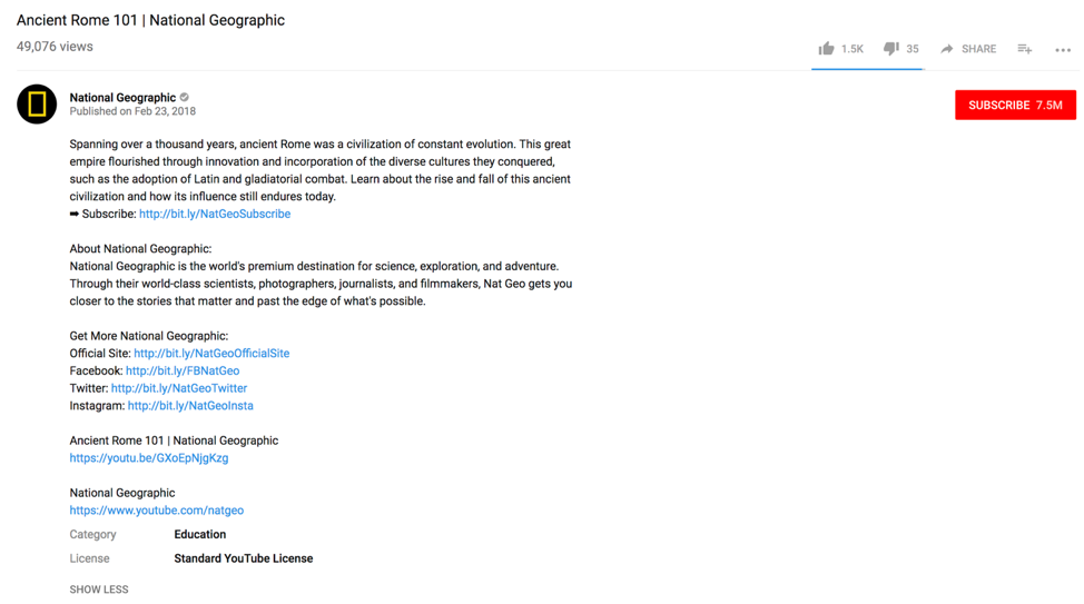 Ancient Rome 101 national geographic description youtube