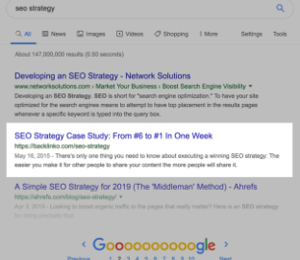 seo strategy image